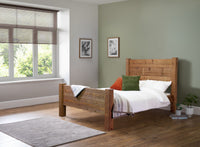 Newton 6ft Super King Size Wooden Bed Frame - High Foot End