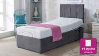 Adjust-a-bed 4ft6 Double Gel-Flex Ortho Adjustable Bed