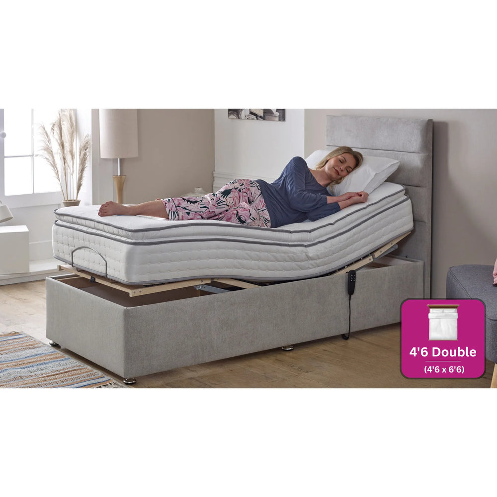 Adjust-a-bed 4ft6 Double Mayfair Luxury Pillow Top Adjustable Bed
