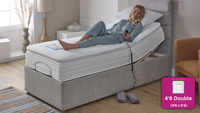 Adjust-a-bed 4ft6 Double Gel-Flex Pillow Top Adjustable Bed