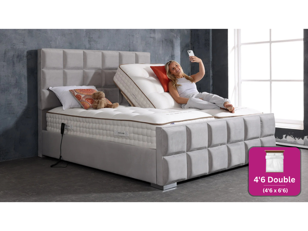 Adjust-a-bed 4ft6 Double Grandeur Natural 9000 Adjustable Bed
