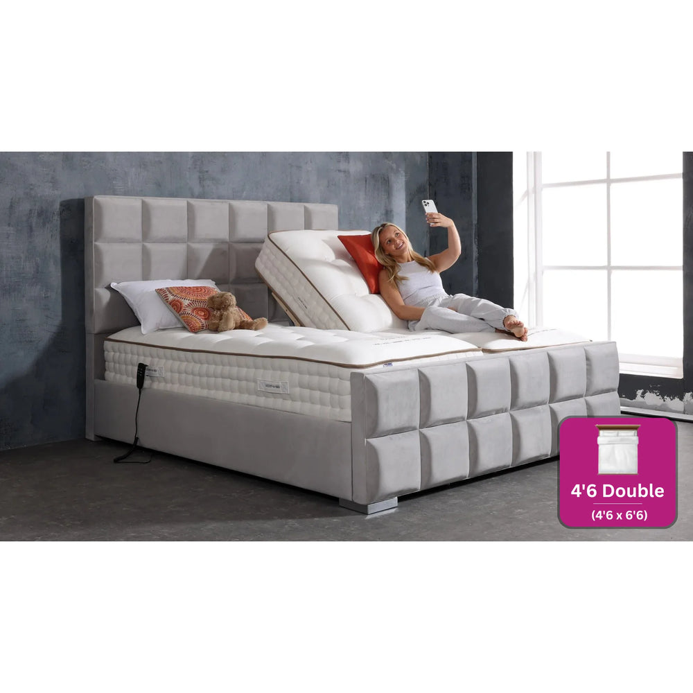 Adjust-a-bed 4ft6 Double Grandeur Natural 9000 Adjustable Bed