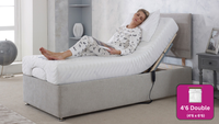 Adjust-a-bed 4ft6 Double Ortho Memory Adjustable Bed