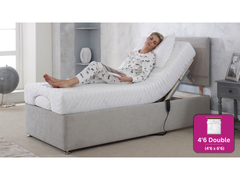 Adjust-a-bed 4ft6 Double Ortho Memory Adjustable Bed