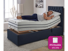Adjust-a-bed 4ft6 Double Trilogy Adjustable Bed