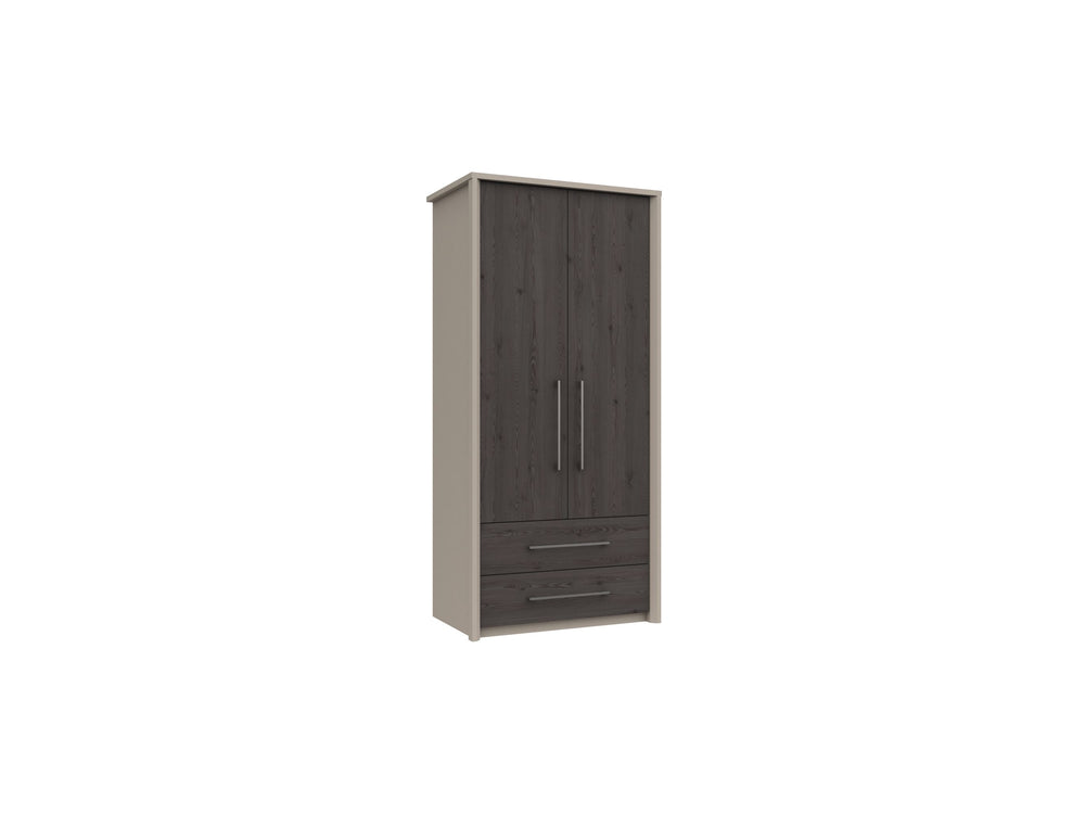 Bari 2 Door 2 Drawer Combi Robe