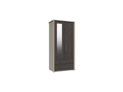 Bari 2 Door 2 Drawer Combi Robe W/ Mirror