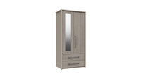 Bari 2 Door 2 Drawer Combi Robe W/ Mirror