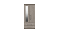 Bari 2 Door 2 Drawer Combi Robe W/ Mirror