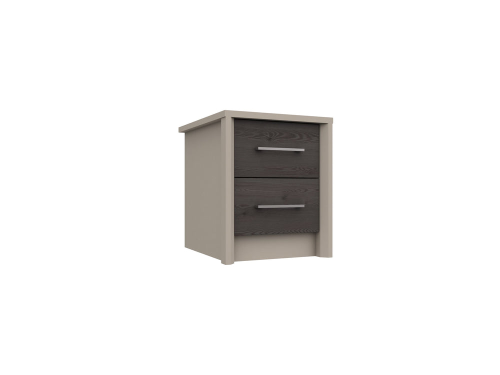 Bari 2 Drawer Bedside Cabinet