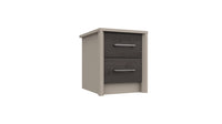 Bari 2 Drawer Bedside Cabinet