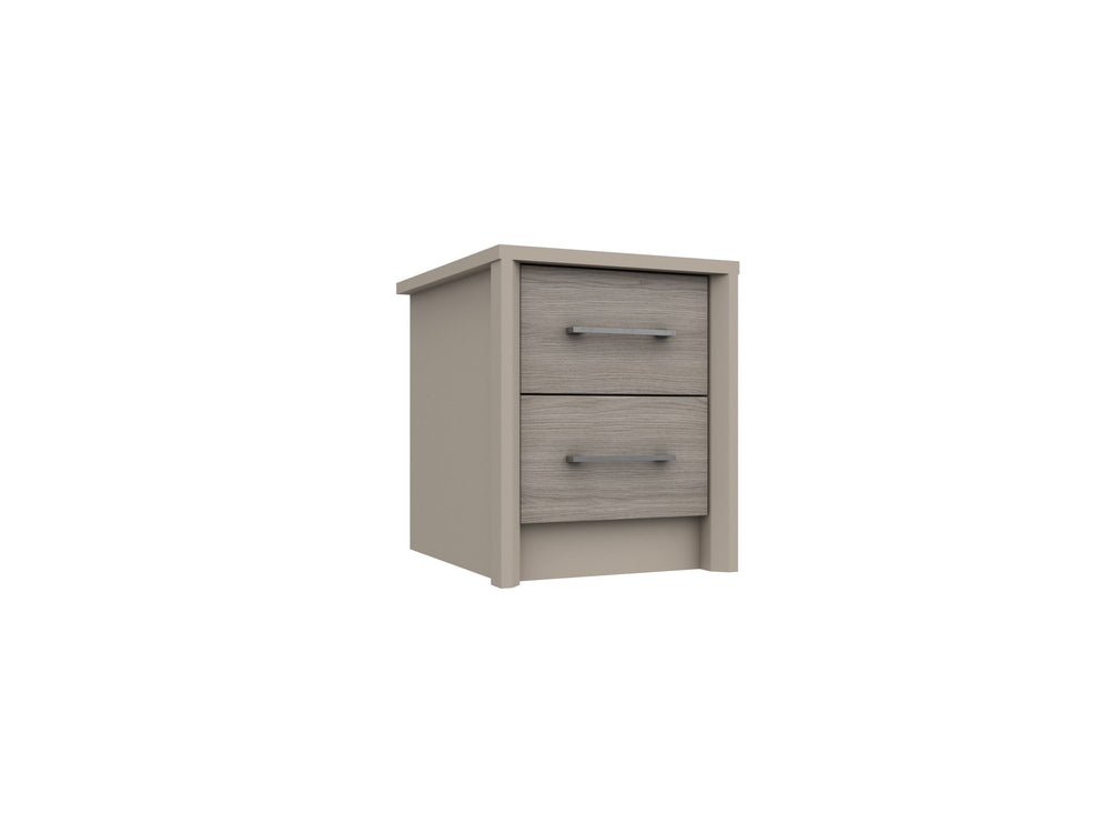 Bari 2 Drawer Bedside Cabinet