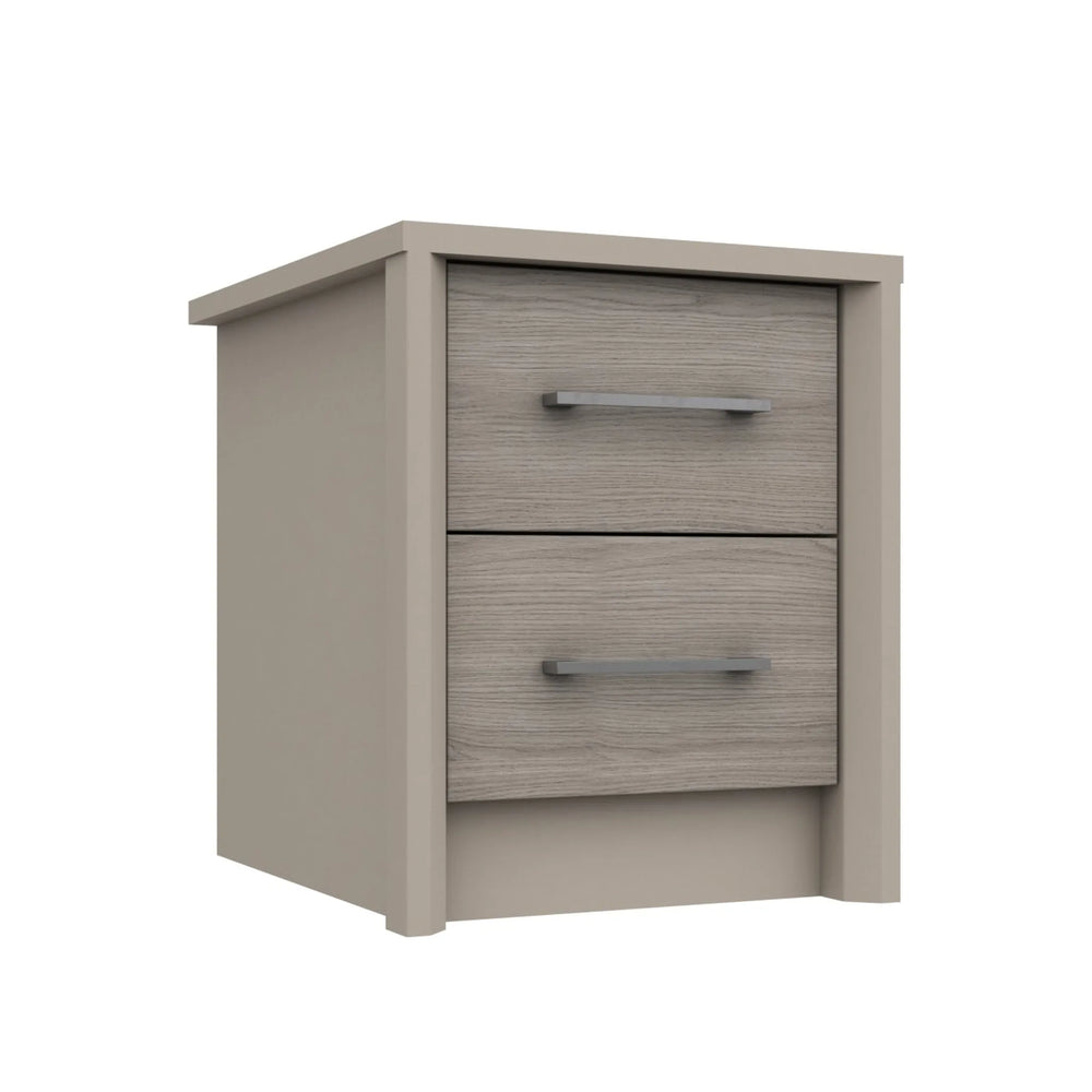 Bari 2 Drawer Bedside Cabinet