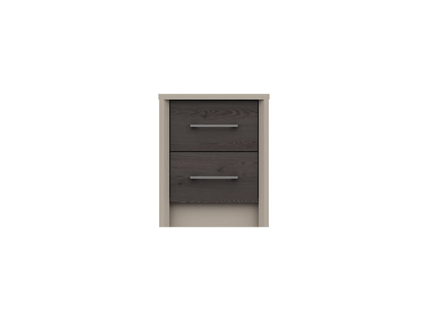 Bari 2 Drawer Bedside Cabinet