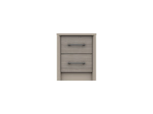 Bari 2 Drawer Bedside Cabinet