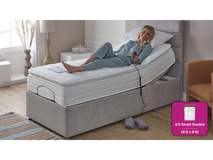 Adjust-a-bed 4ft Small Double Gel-Flex Pillow Top Adjustable Bed
