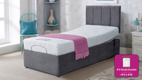 Adjust-a-bed 4ft Small Double Gel-Flex Ortho Adjustable Bed