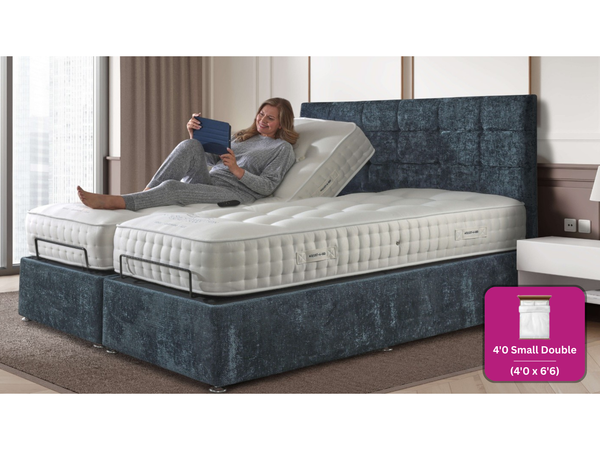 Adjust-a-bed 4ft Small Double Grandeur Natural 3000 Adjustable Bed