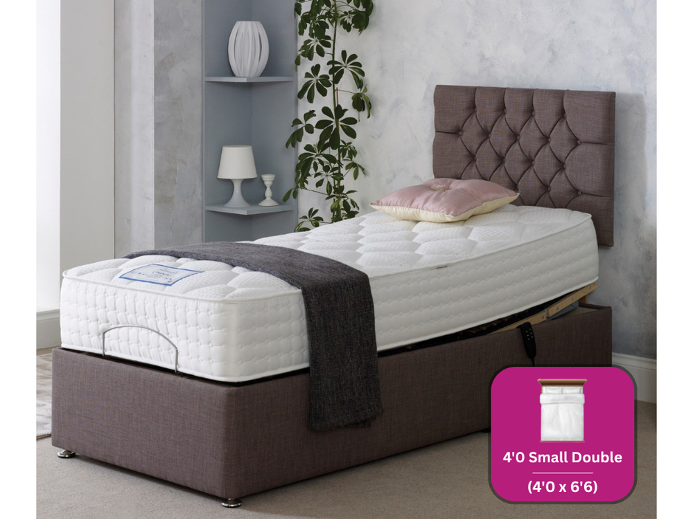Adjust-a-bed 4ft Small Double Linden Adjustable Bed