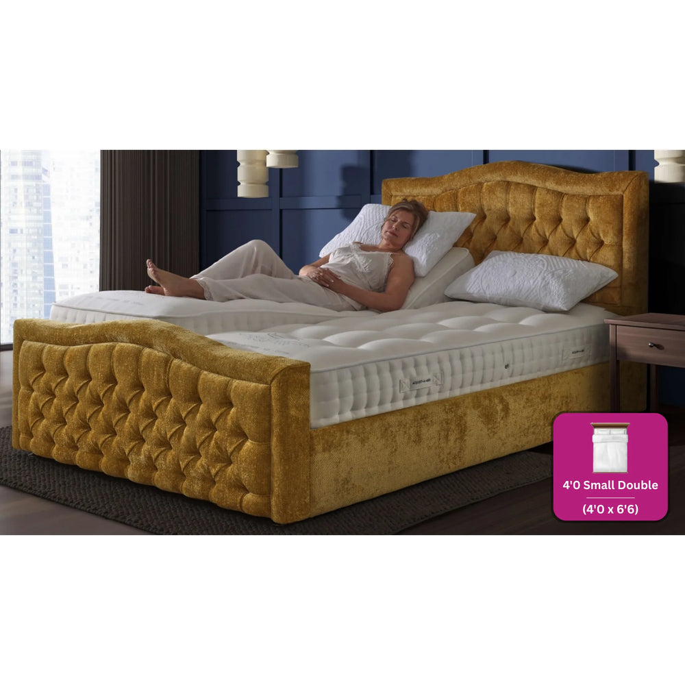 Adjust-a-bed 4ft Small Double Grandeur Natural 7000 Adjustable Bed