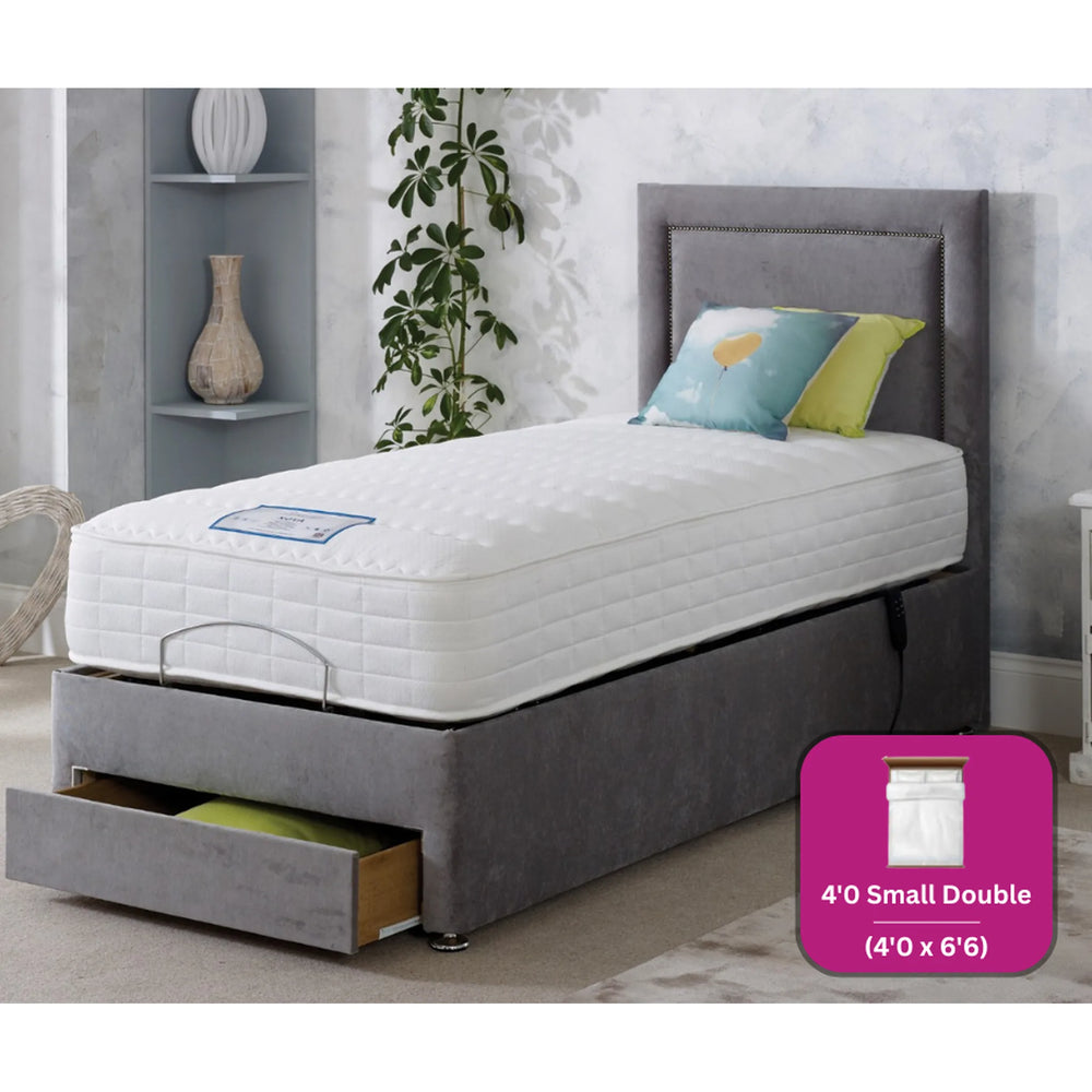 Adjust-a-bed 4ft Small Double Nova Adjustable Bed