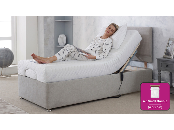Adjust-a-bed 4ft Small Double Ortho Memory Adjustable Bed