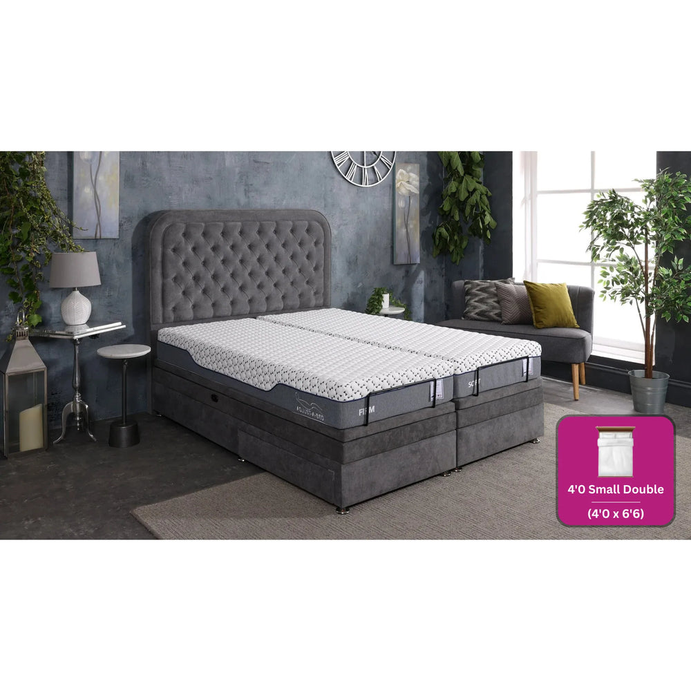 Adjust-a-bed 4ft Small Double Tri-Comfort Adjustable Bed