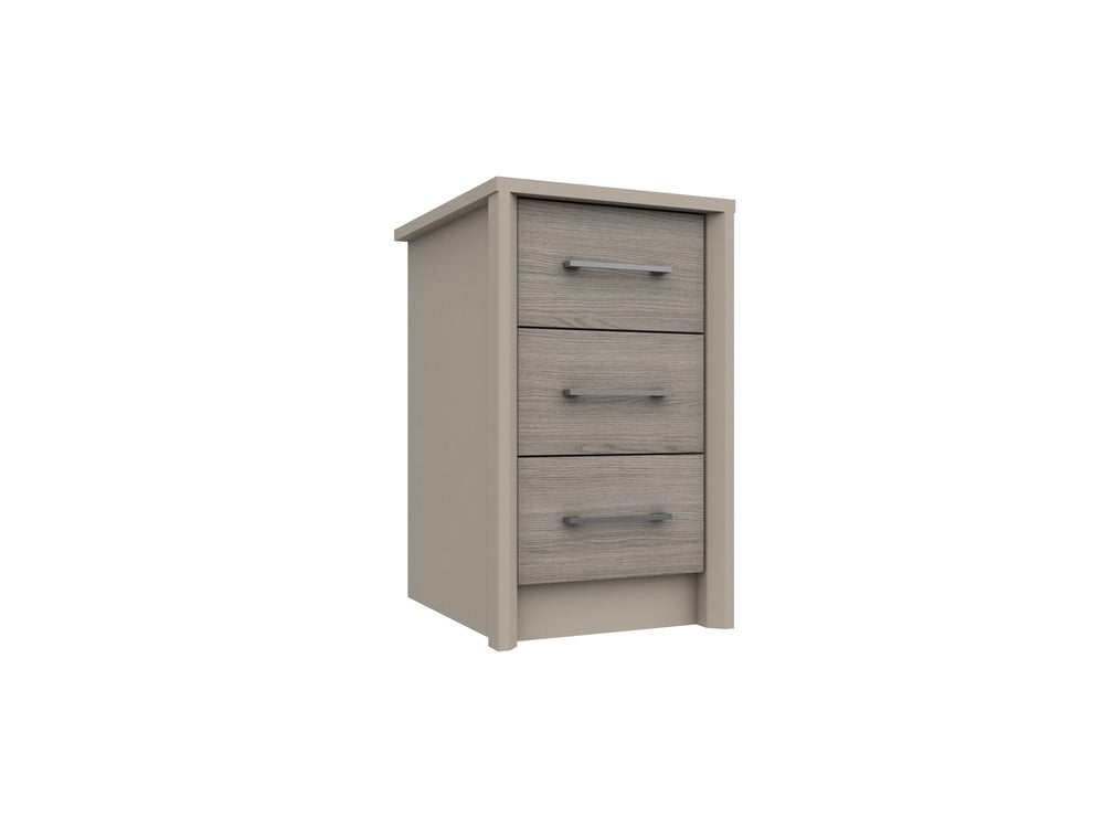 Bari 3 Drawer Bedside Cabinet