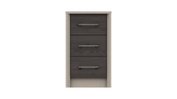 Bari 3 Drawer Bedside Cabinet