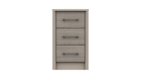 Bari 3 Drawer Bedside Cabinet