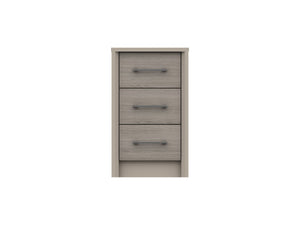 Bari 3 Drawer Bedside Cabinet