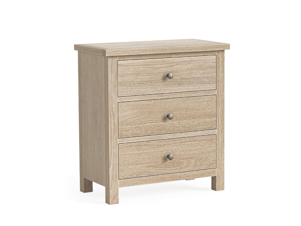 Meadow Brook Oak 3 Drawer Chest