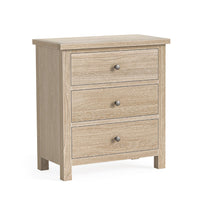 Meadow Brook Oak 3 Drawer Chest