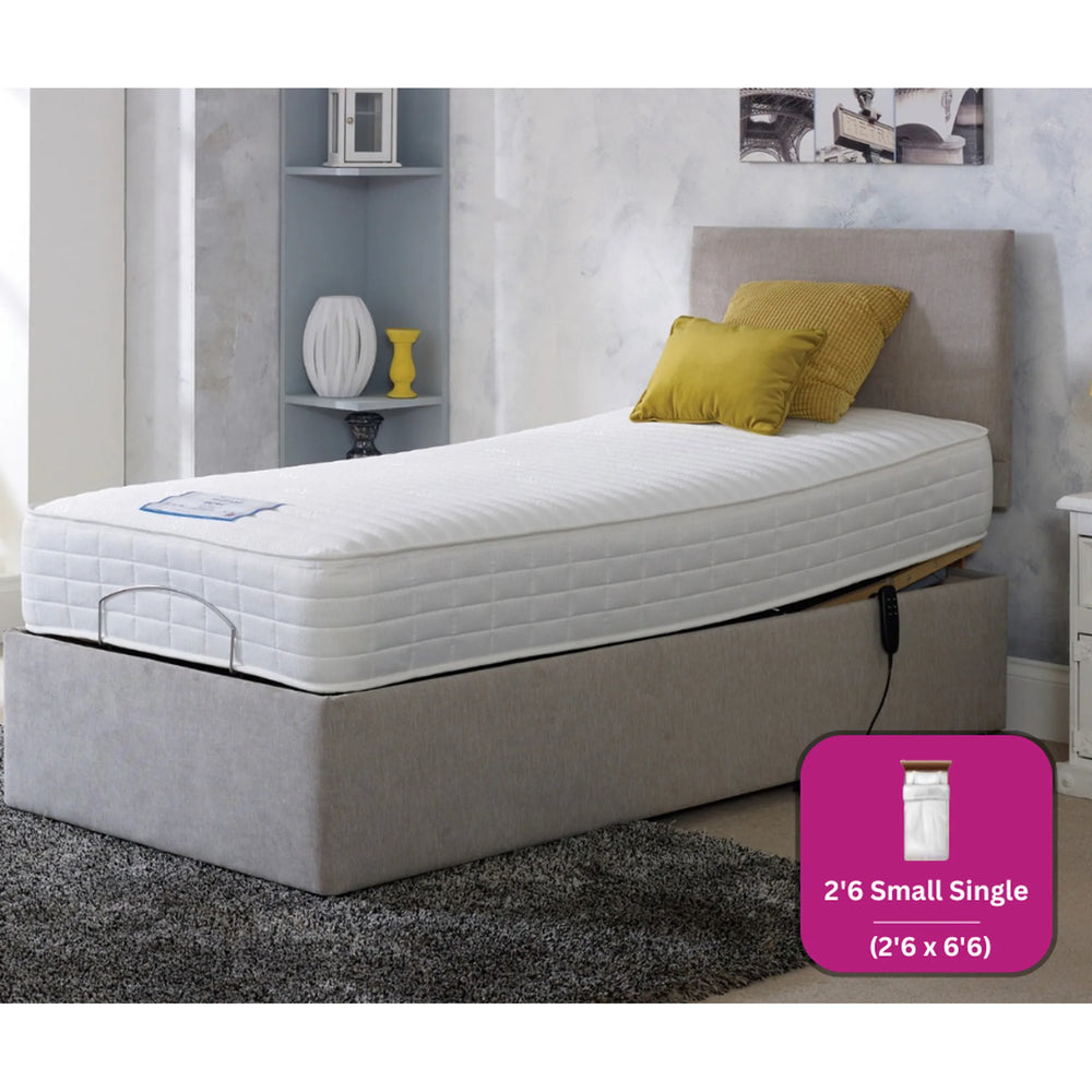 Adjust-a-bed 2ft6 Small Single Beau Adjustable Bed