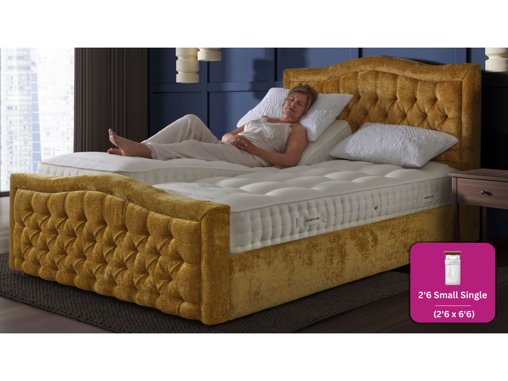 Adjust-a-bed 2ft6 Small Single Grandeur Natural 7000 Adjustable Bed