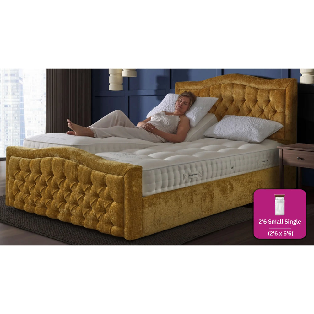 Adjust-a-bed 2ft6 Small Single Grandeur Natural 7000 Adjustable Bed