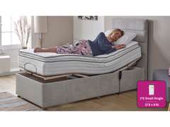 Adjust-a-bed 2ft6 Small Single Mayfair Luxury Pillow Top Adjustable Bed