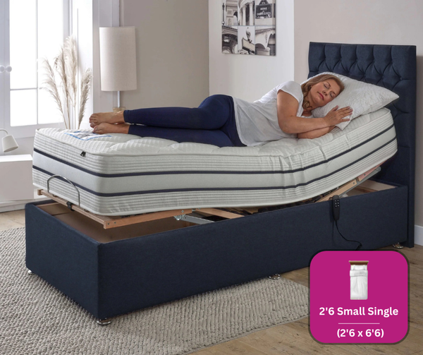Adjust-a-bed 2ft6 Small Single Trilogy Adjustable Mattress for an Bed