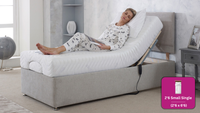 Adjust-a-bed 2ft6 Small Single Ortho Memory Adjustable Bed