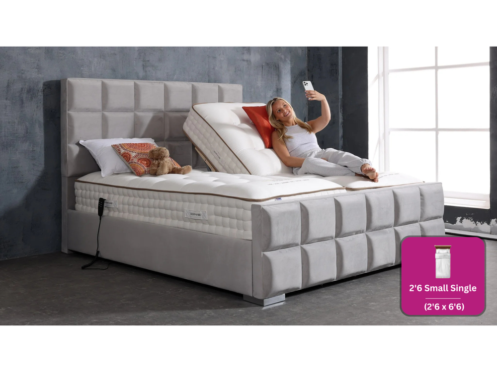 Adjust-a-bed 2ft6 Small Single Grandeur Natural 9000 Adjustable Bed