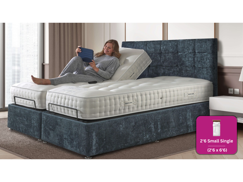 Adjust-a-bed 2ft6 Small Single Grandeur Natural 3000 Adjustable Bed