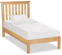 Salford Lite Oak 3ft Low Bed