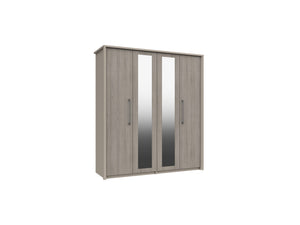 Bari 4 Door Robe W/ 2 Mirrors