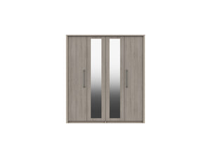 Bari 4 Door Robe W/ 2 Mirrors