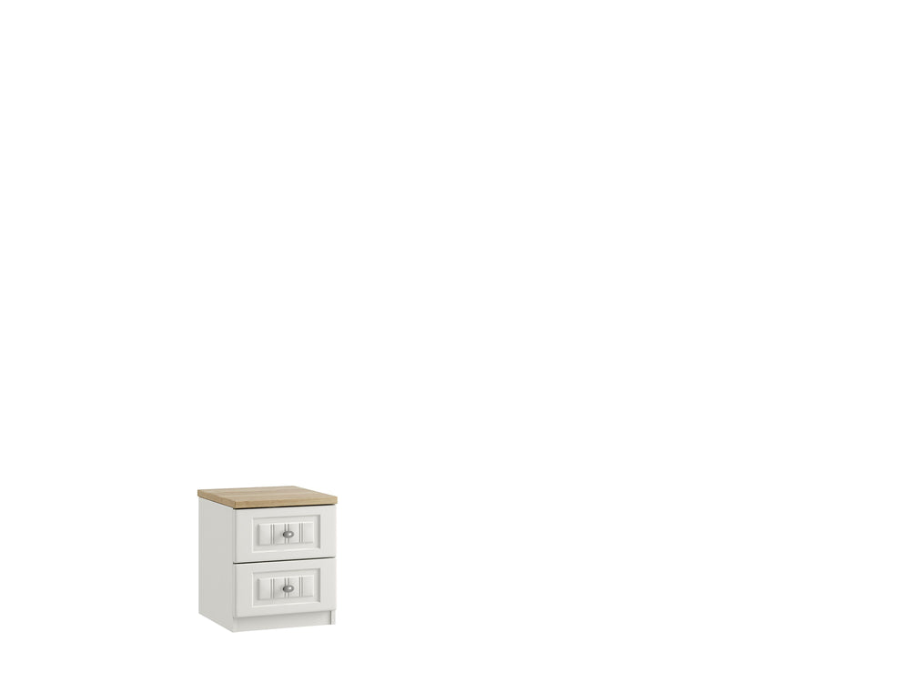 Plaza 2 Drawer Bedside Cabinet