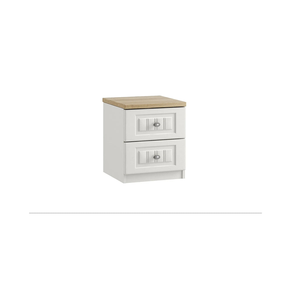Plaza 2 Drawer Bedside Cabinet
