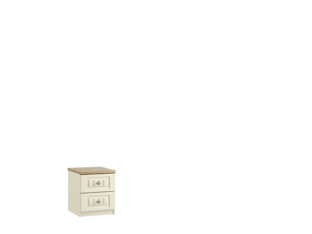 Plaza 2 Drawer Bedside Cabinet