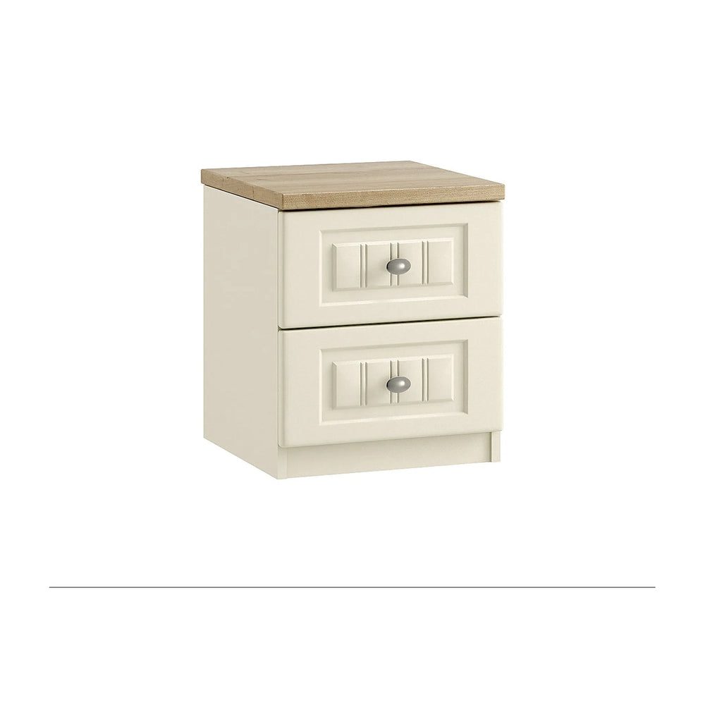 Plaza 2 Drawer Bedside Cabinet
