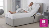 Adjust-a-bed 5ft (2 x 2ft6 Linked) King Size Ortho Memory Adjustable Bed