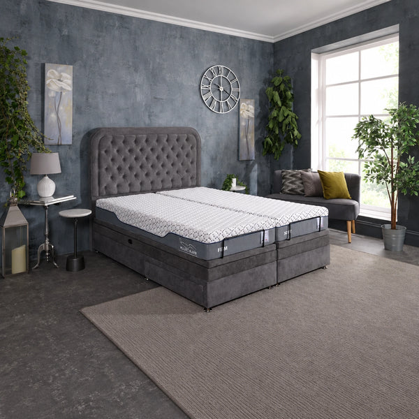 Adjust-a-bed 5ft (2 x 2ft6 Linked) King Size Tri-Comfort Adjustable Bed
